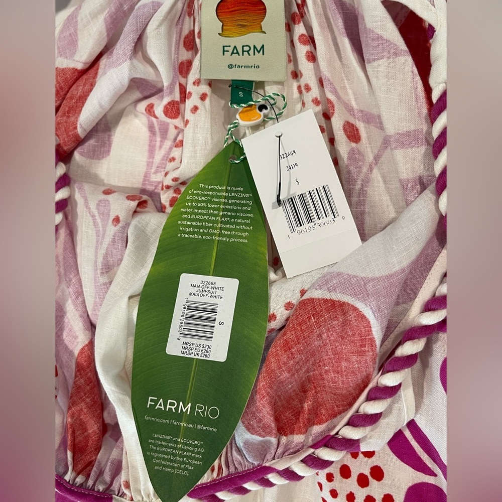 FARM Rio | NWT | Maia Jumpsuit | Small - Picture 6 of 8